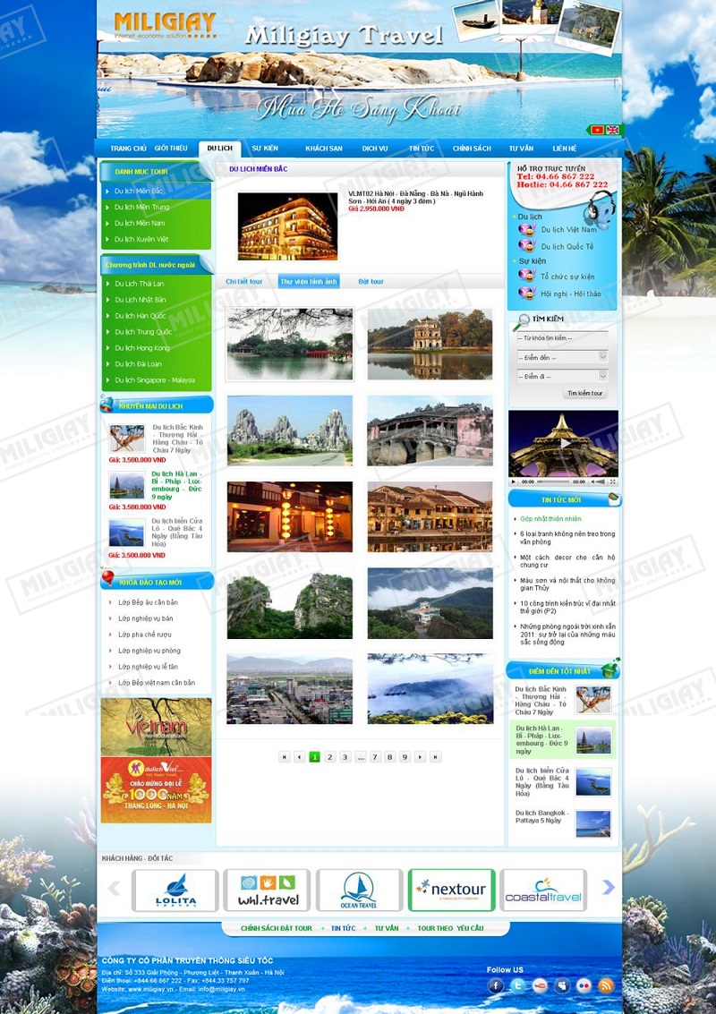 Thiết kế website du lịch